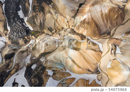 Landmannalaugar National Park - Iceland. Rainbow Landmannalaugar National Park - Iceland. Rainbow 54073968