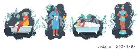 Young Woman care situation 54074797