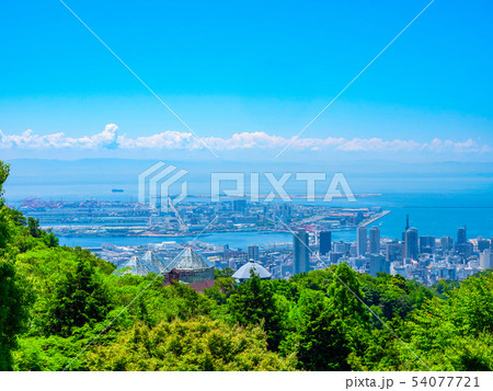 布引ハーブ園と神戸の街並 布引ハーブ園と神戸の街並 54077721