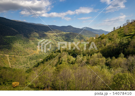 Very nice valley in mountain Pyrenees of Spain 54078410