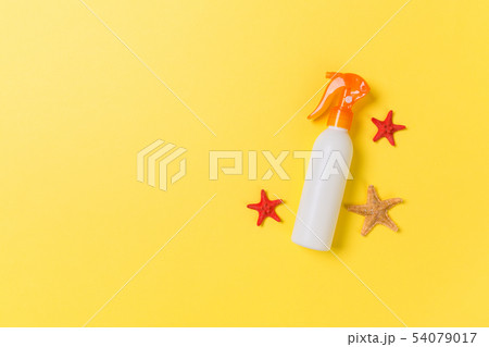 flat lay concept of summer travel vacation. flat lay concept of summer travel vacation. 54079017