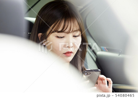 自動車 ビジネスウーマン ビジネス 54080465