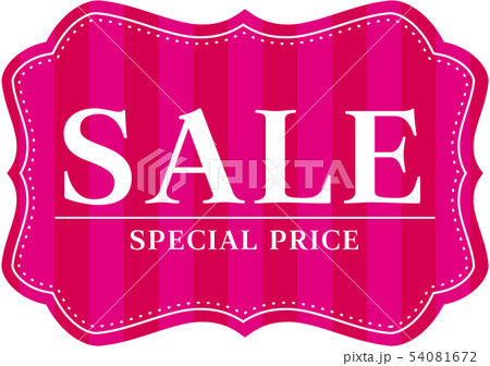 SALE_セール_SIGN_アンティーク_ピンクストライプ_1 54081672
