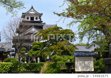 大分 中津の観光スポット 中津城公園の写真素材