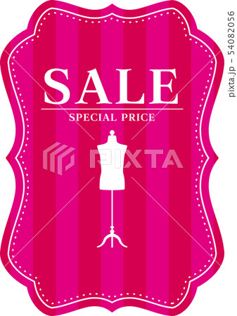 SALE_セール_SIGN_アンティーク_ピンクストライプ_メンズトルソー_1 54082056