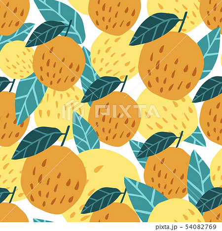 Cute apples background. Seamless pattern with 54082769