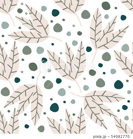 Abstract simple golden leaves wallpaper on white 54082770