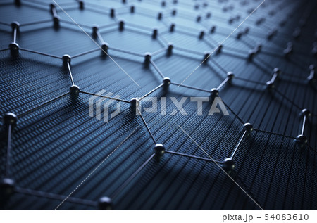 Graphene Hexagonal Atomic Connection Science 54083610