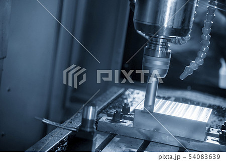 The CNC milling machine . 54083639