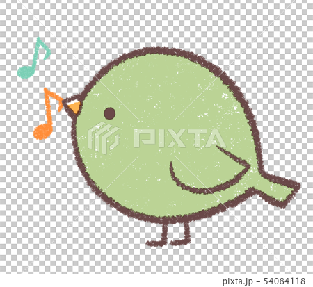 小鳥緑-音符 54084118