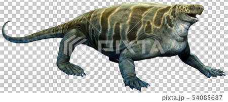 Cotylorhynchus from the Permian era 3D illustratio 54085687