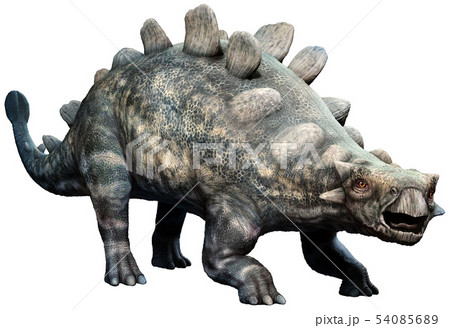 Crichtonsaurus from the Cretaceous era 3D illustra 54085689