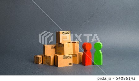 Communication between the buyer and the seller 54086143