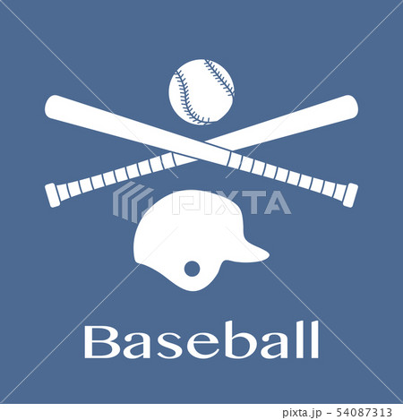 Baseball bats, ball, helmet Vector illustration 54087313