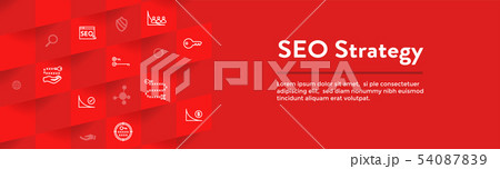 SEO Strategy - Search engine optimization concept 54087839