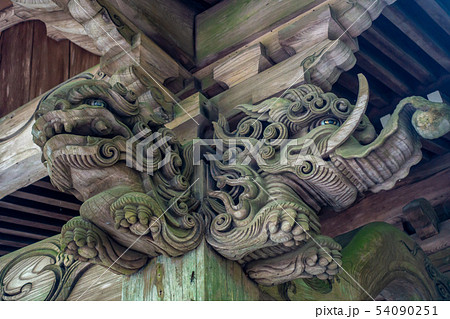 神楽殿 木鼻 天岩戸神社 神楽殿 木鼻 天岩戸神社 54090251