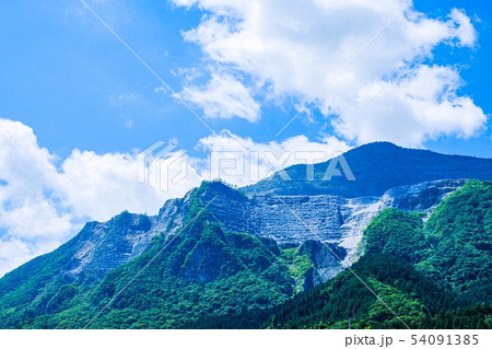 麓から見上げる武甲山 麓から見上げる武甲山 54091385