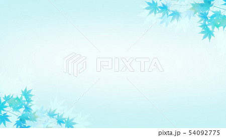 背景 和 和風 和柄 和紙 紅葉 夏 水色のイラスト素材
