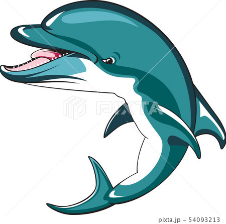 イルカ 魚類 尾 54093213