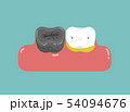 Bad teeth with problem, decay, plague, dental  54094676