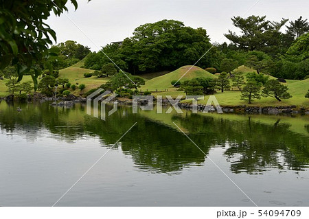 雨の水前寺公園 54094709