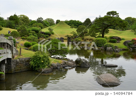 雨の水前寺公園 54094784