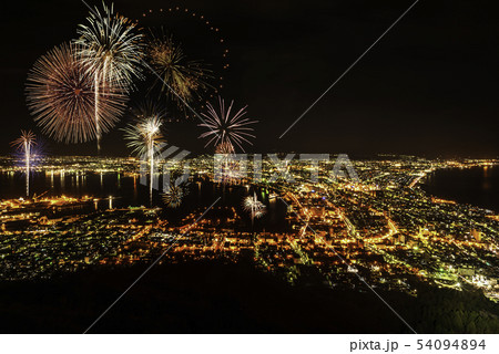 夏　花火　花火大会　風物詩 54094894