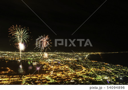 夏　花火　花火大会　風物詩 54094896