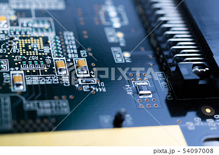 基板　電子部品　エレクトロニクス　回路　先端技術　イメージ 54097008