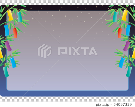 七夕フレームのイラスト素材