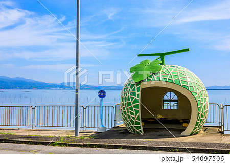 小長井町フルーツバス停:メロン 【長崎県諫早市小長井町】 小長井町フルーツバス停:メロン 【長崎県諫早市小長井町】 54097506