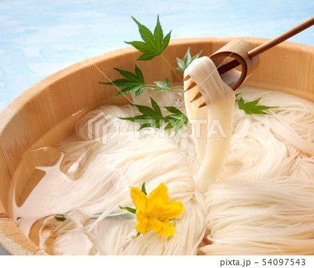 夏のイメージ　そうめん 54097543