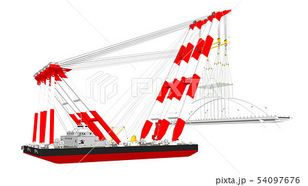 大型起重機船1 54097676