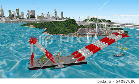 大型起重機船7 54097686