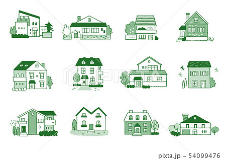 家いろいろ　セット　1色３ 54099476