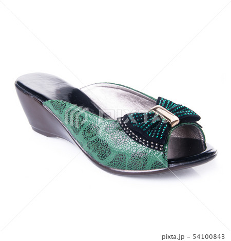shoe or woman shoe on a background. shoe or woman shoe on a background. 54100843