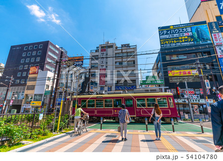 日本の東京都市景観 大塚駅前やサンモール大塚商店街などを望む 日本の東京都市景観 大塚駅前やサンモール大塚商店街などを望む 54104780