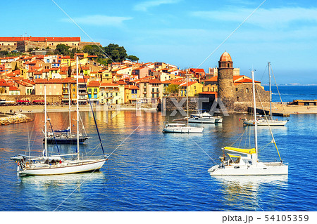 Collioure, France, a popular resort town Collioure, France, a popular resort town 54105359