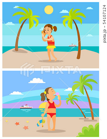Summertime Children on Holidays, Summer Beach 54107124