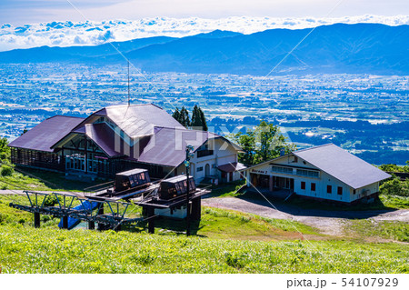 (富山県)初夏のイオックス・アローザスキー場 (富山県)初夏のイオックス・アローザスキー場 54107929