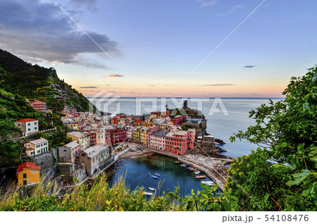 風景 海 イタリアの 54108476