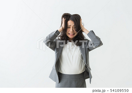 女性の疲労　ストレス　 54109550