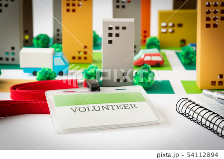 街　VOLUNTEER　ボランティア　おもてなし 54112894