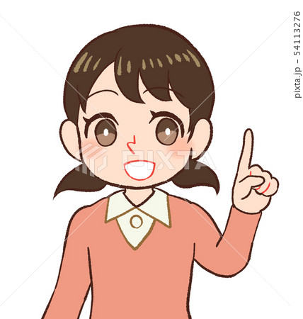子ども　指差す 54113276