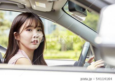 自動車 ビジネスウーマン ビジネス 54114164