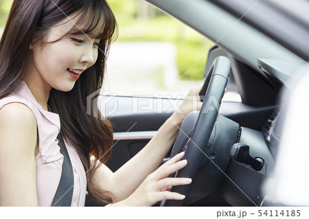 自動車 ビジネスウーマン ビジネス 54114185
