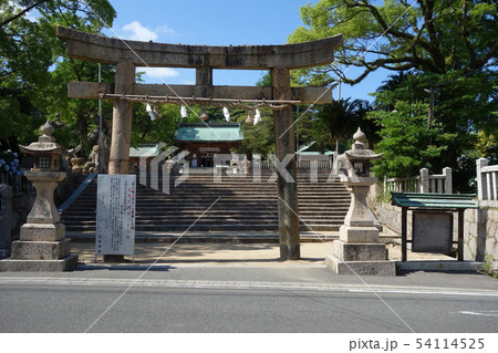 下関長府　忌宮(いみのみや)神社鳥居 54114525