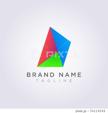 Design Geometry Abstract Logo Icons for You to Use 54114543