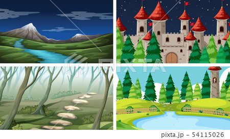 Set of nature landscape 54115026