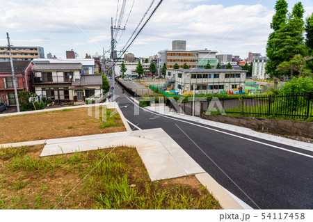 高台の造成地から見る市街風景 高台の造成地から見る市街風景 54117458